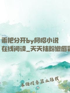 乖把分开by阿昭小说在线阅读