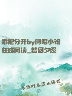 乖把分开by阿昭小说在线阅读
