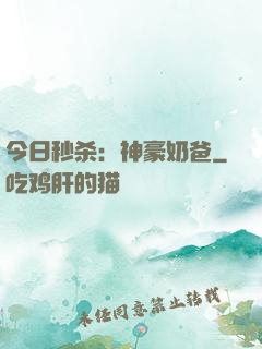 今日秒杀：神豪奶爸