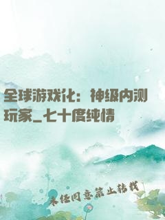 全球游戏化：神级内测玩家