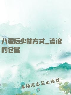 八零后少林方丈