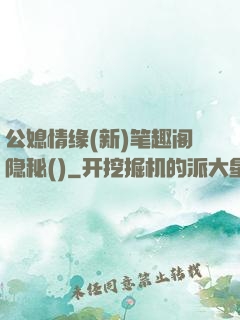 公媳情缘(新)笔趣阁隐秘()