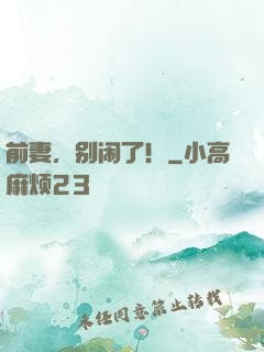 前妻，别闹了！