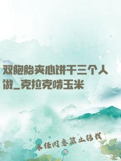 双胞胎夹心饼干三个人做
