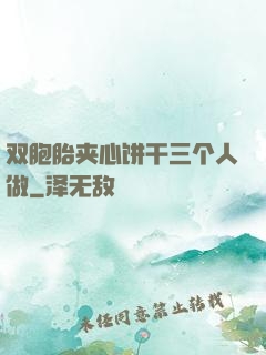 双胞胎夹心饼干三个人做