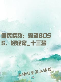 国民情敌：霸道BOSS，轻轻宠