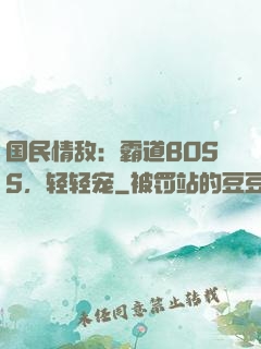 国民情敌：霸道BOSS，轻轻宠