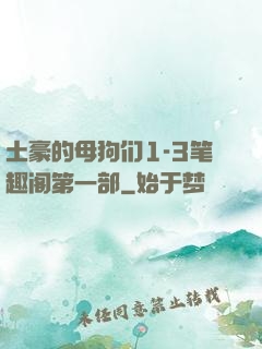 土豪的母狗们1-3笔趣阁第一部
