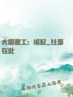 大国重工：崛起