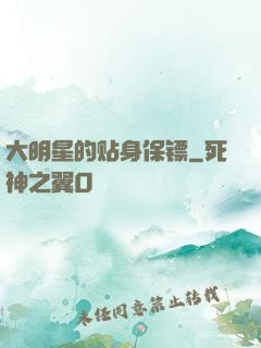 大明星的贴身保镖