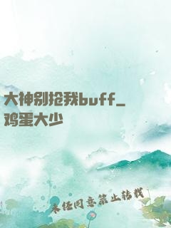 大神别抢我buff