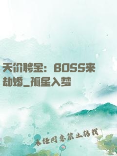 天价聘金：BOSS来劫婚