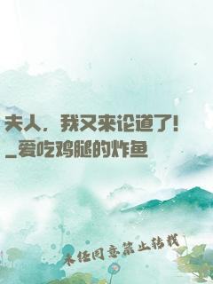 夫人，我又来论道了！