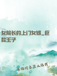 女院长的上门女婿