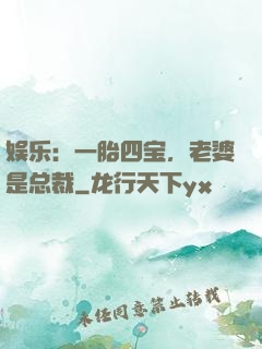 娱乐：一胎四宝，老婆是总裁