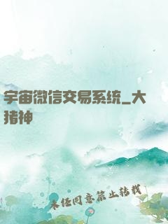宇宙微信交易系统