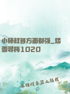 小师叔各方面都强