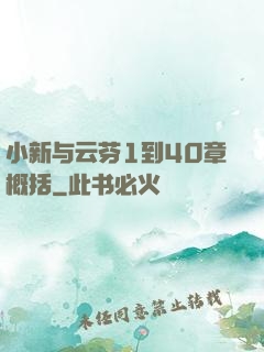 小新与云芬1到40章概括