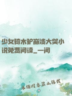 少女骑木驴崩溃大哭小说免费阅读