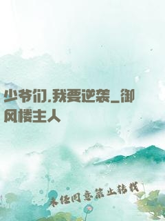少爷们,我要逆袭
