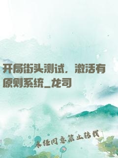 开局街头测试，激活有原则系统