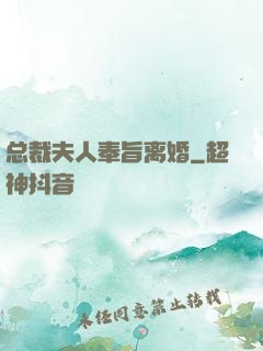 总裁夫人奉旨离婚