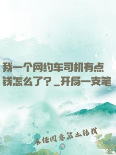 我一个网约车司机有点钱怎么了？