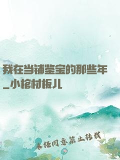 我在当铺鉴宝的那些年
