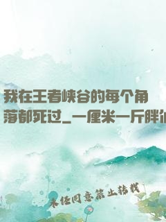 我在王者峡谷的每个角落都死过