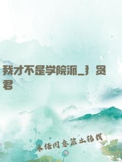 我才不是学院派