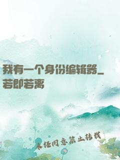 我有一个身份编辑器