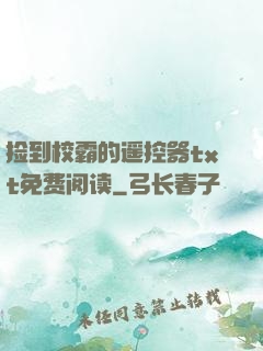 捡到校霸的遥控器txt免费阅读