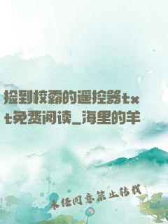 捡到校霸的遥控器txt免费阅读