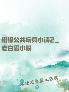 班级公共玩具小诗2