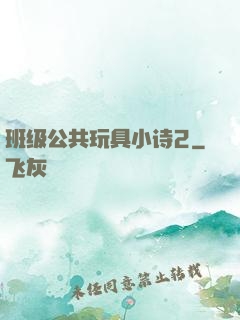 班级公共玩具小诗2