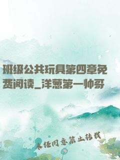 班级公共玩具第四章免费阅读