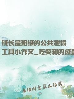 班长是班级的公共泄愤工具小作文