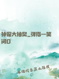 神宠大抽奖