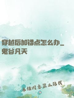 穿越后加错点怎么办