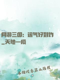 网游三国：运气好到炸