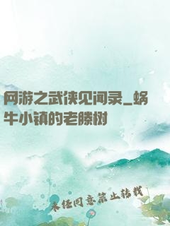 网游之武侠见闻录