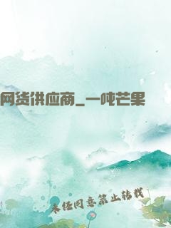 网货供应商