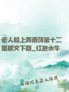 老人船上弄雨荷第十二集原文下载