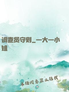 调查员守则