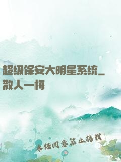 超级保安大明星系统