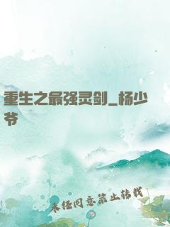重生之最强灵剑