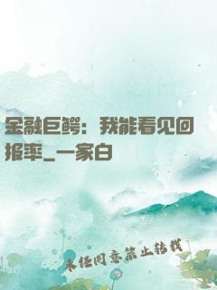 金融巨鳄：我能看见回报率