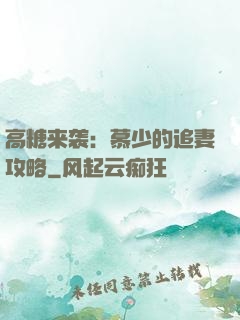 高糖来袭：慕少的追妻攻略