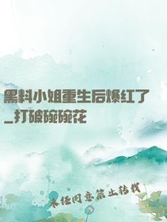 黑料小姐重生后爆红了